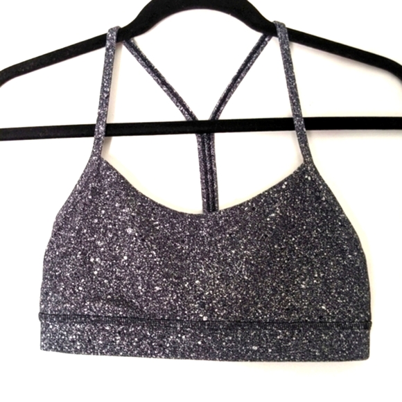 Lululemon Flow Y Bra Nulu Luminesce Splatter 4 - Picture 8 of 15
